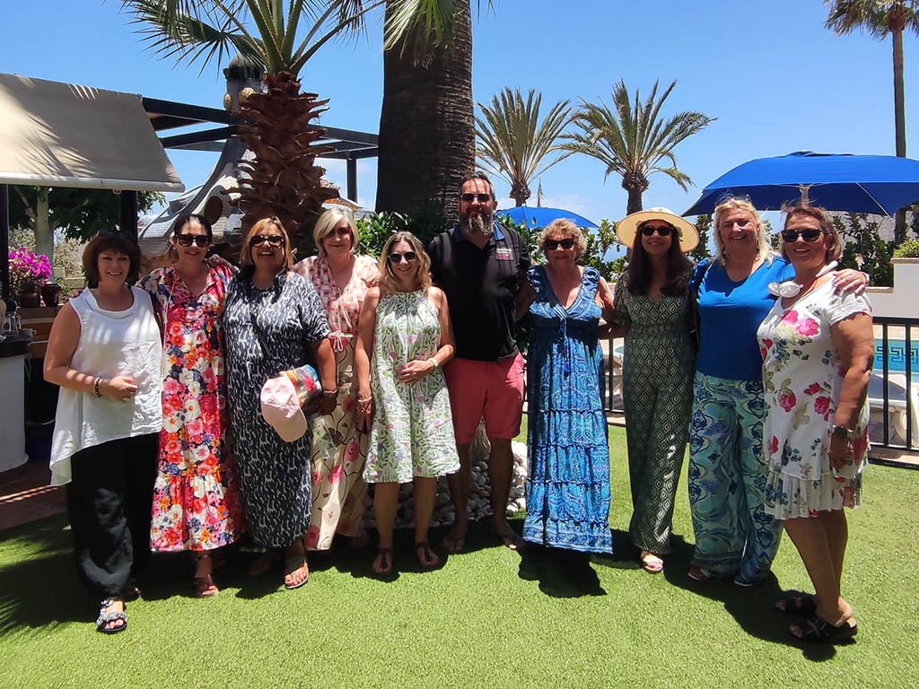 Women attending a Ladybug health and yoga retreat