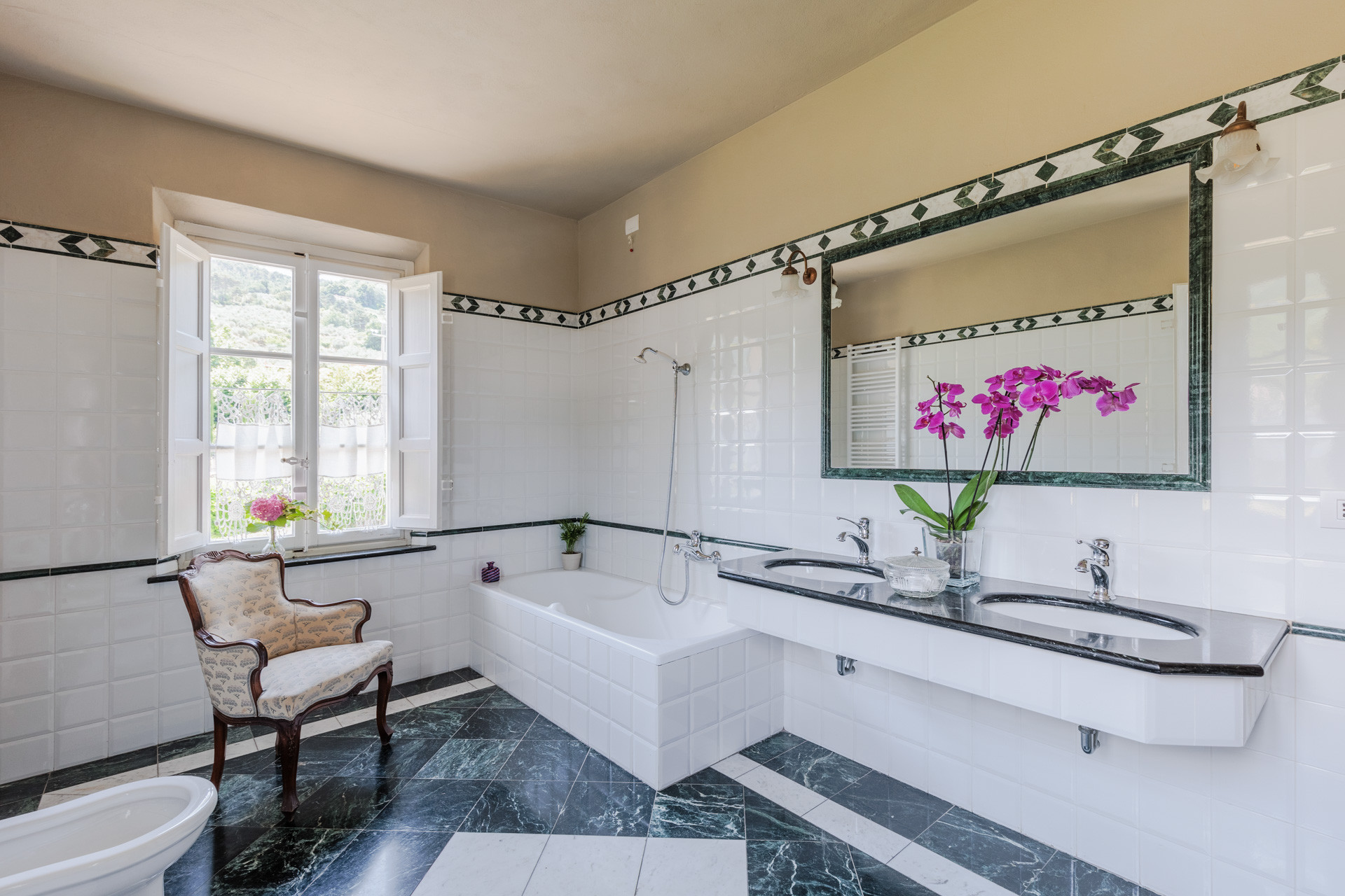 First-floor shared bathroom