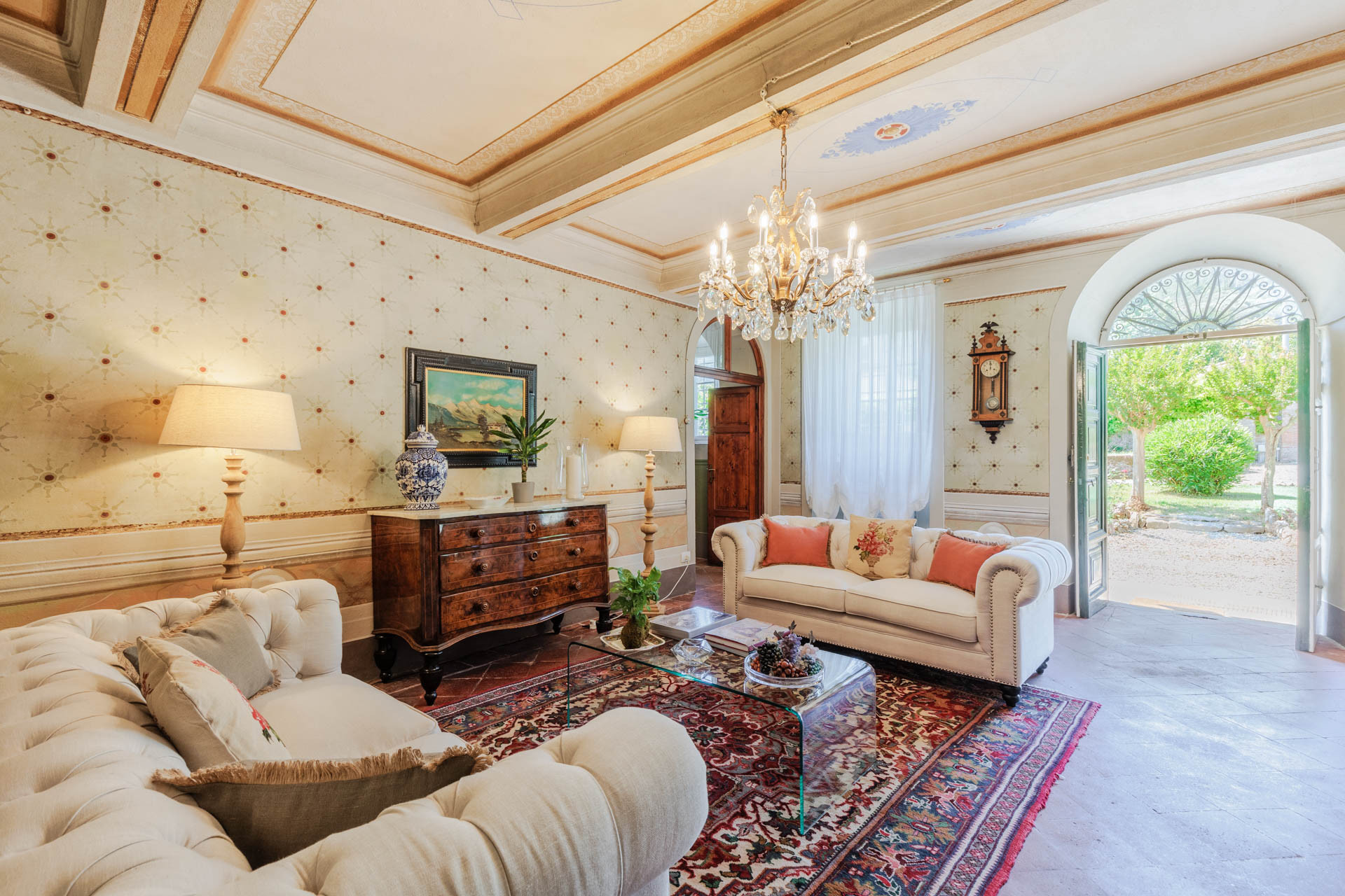 Tuscan villa interior