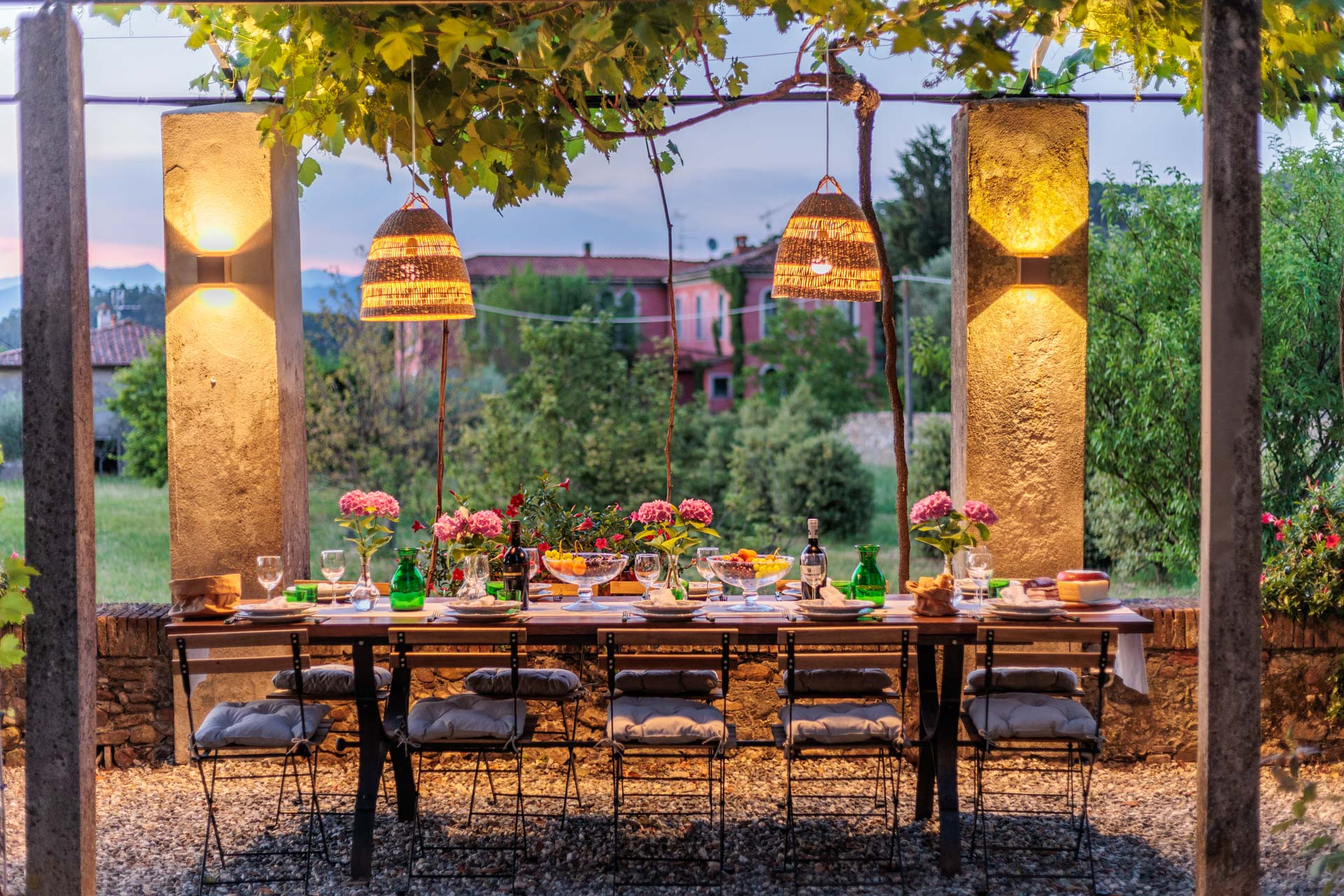 Evening gathering at the table